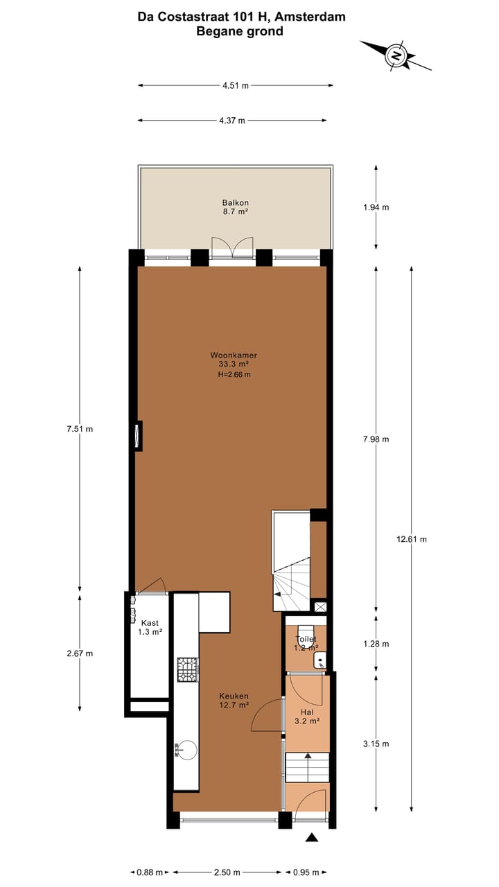 Foto 35 van Da Costastraat 101-H