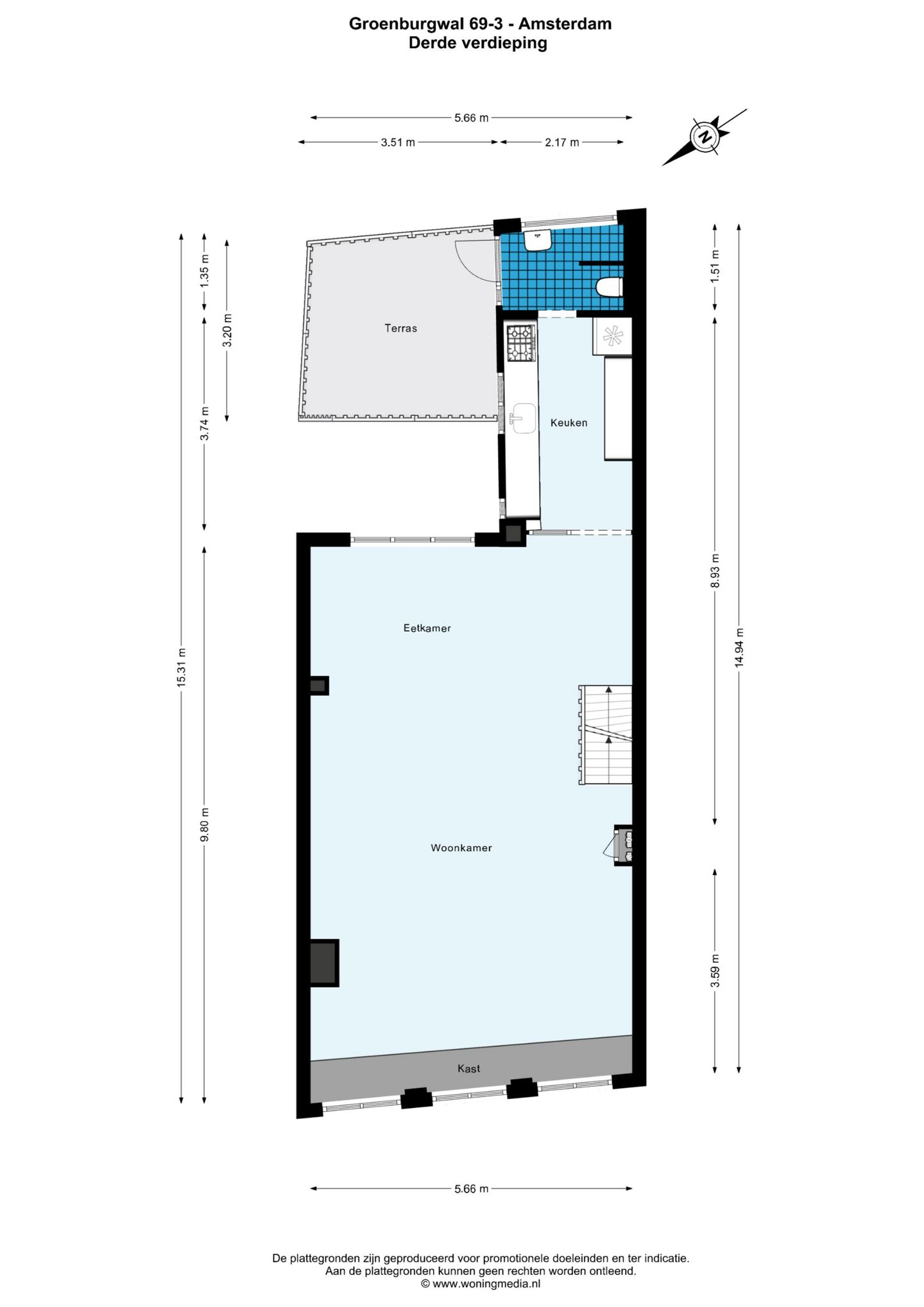 Foto 34 van Groenburgwal 69-3