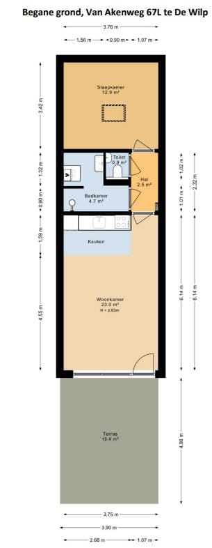 Foto 6 van Van Akenweg 67-L