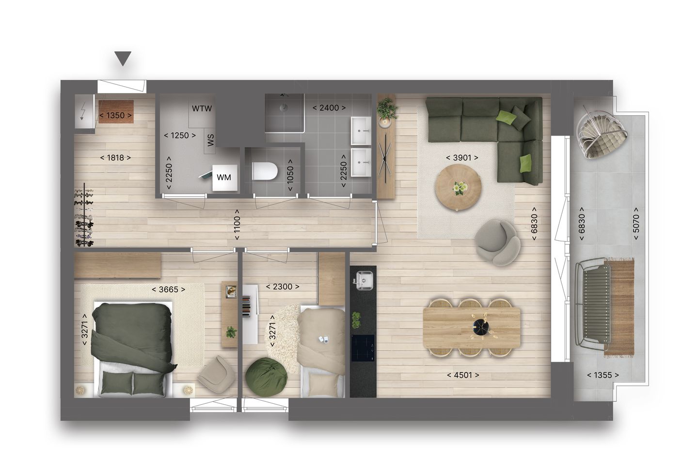 Foto 10 van De Suikerzijde - A6 (Bouwnr. 33)