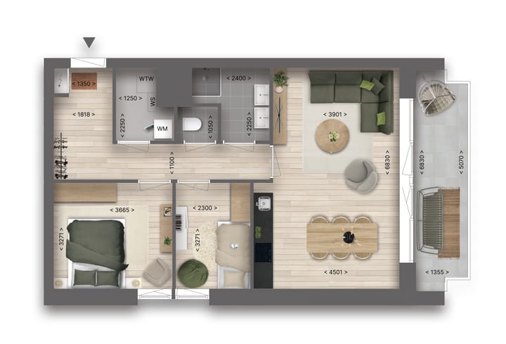 Foto 10 van De Suikerzijde - A6 (Bouwnr. 33)