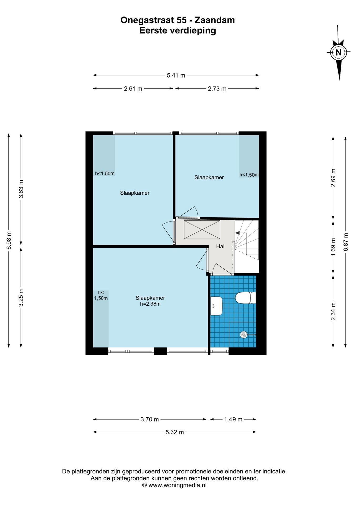 Foto 24 van Onegastraat 55
