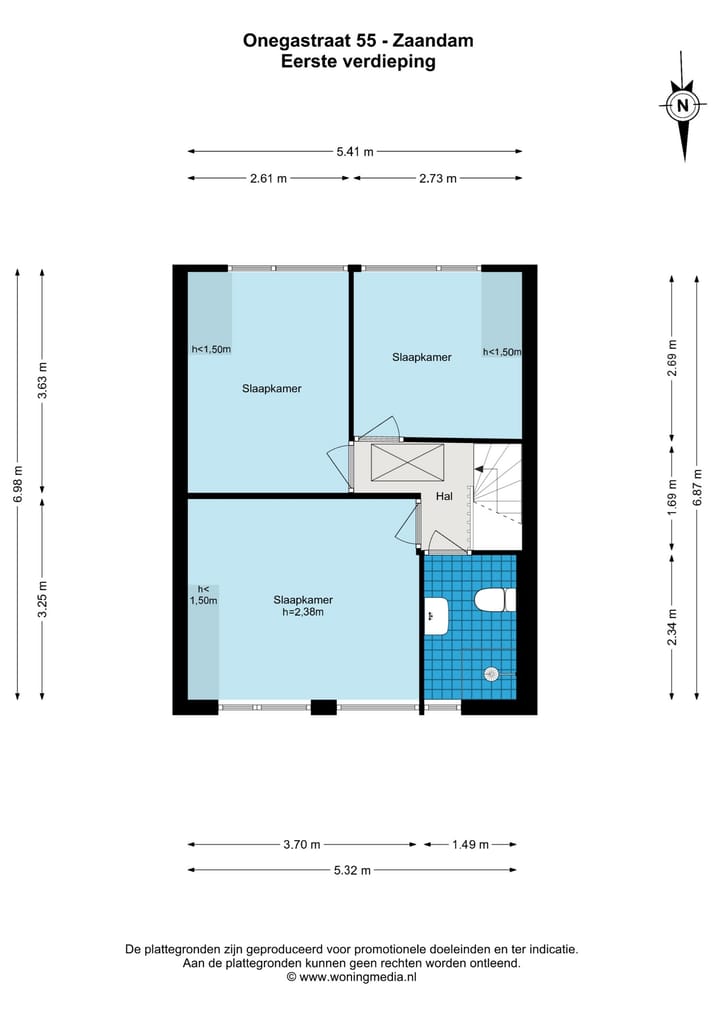 Foto 24 van Onegastraat 55