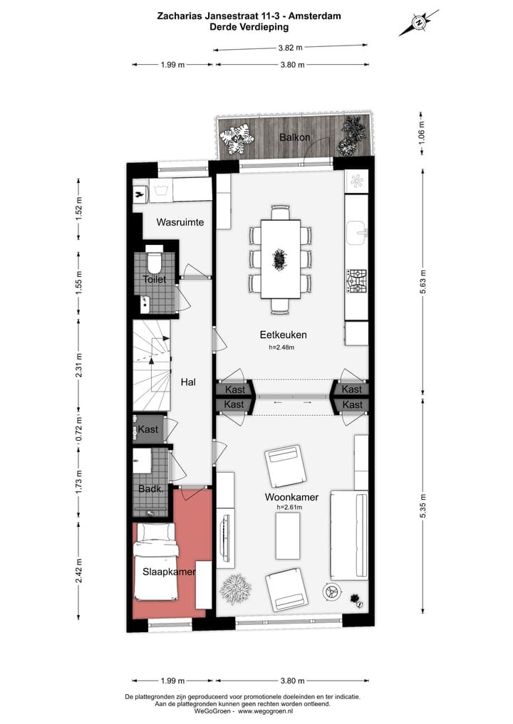 Foto 45 van Zacharias Jansestraat 11-3