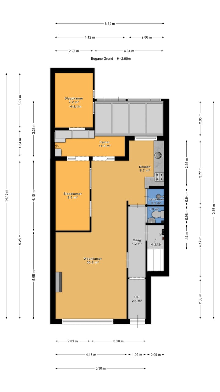 Foto 47 van Burgemeester Waldeckstraat 1