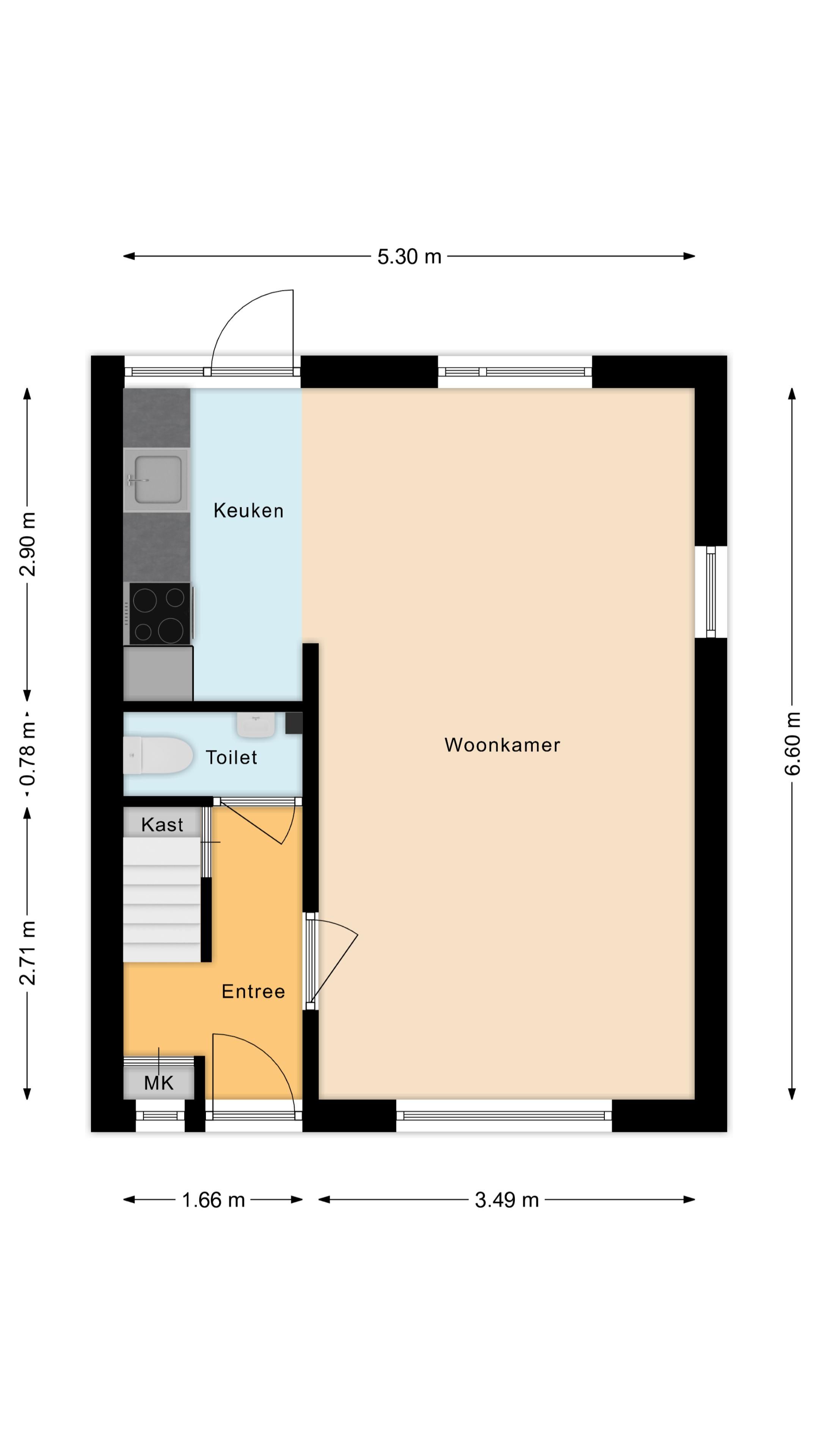 Foto 36 van Onegastraat 16