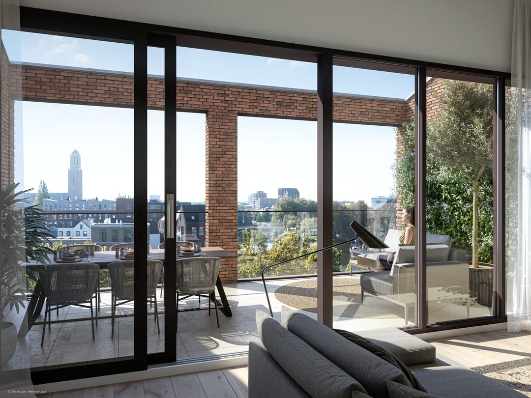 Foto 1 van De Zwaan - Oostertoren - Penthouse (Bouwnr. C6.03)