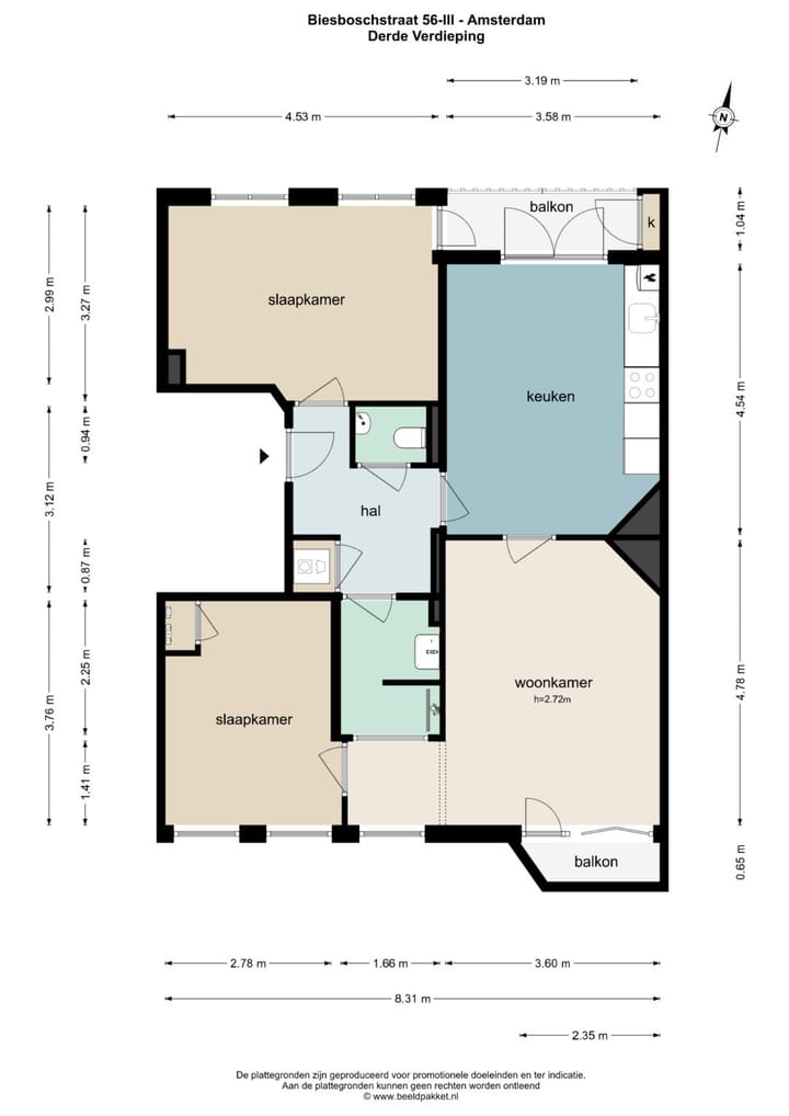 Foto 35 van Biesboschstraat 56-3