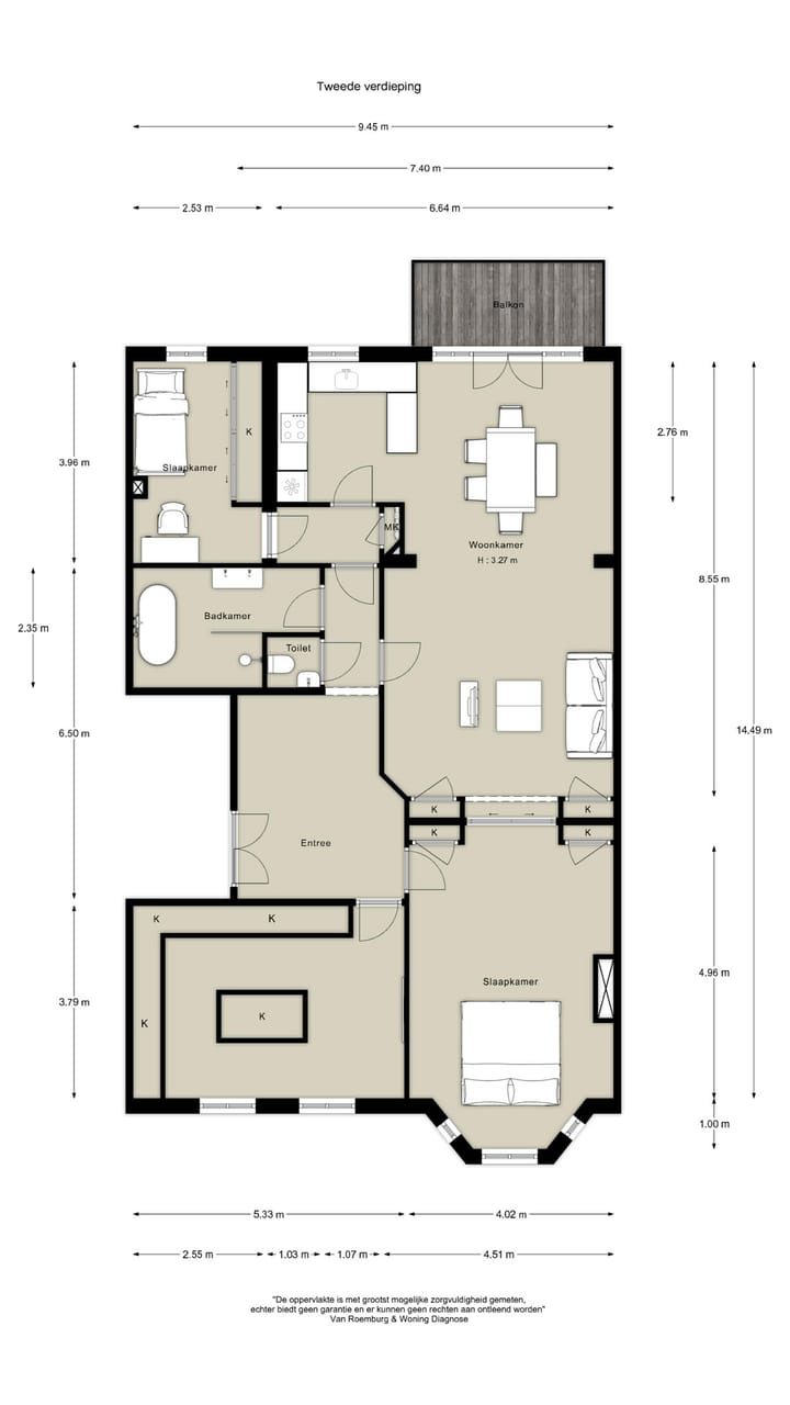 Foto 35 van De Lairessestraat 12-2