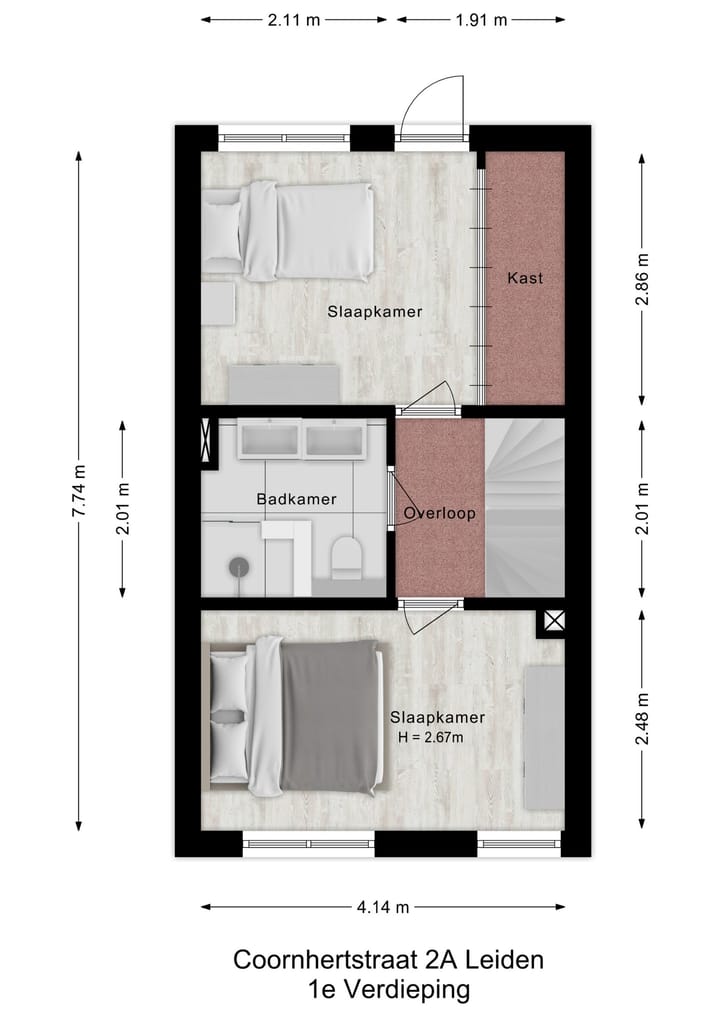 Foto 52 van Coornhertstraat 2-A