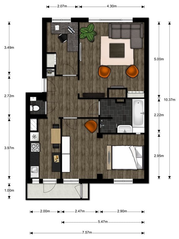 Foto 21 van Van Lawick van Pabststraat 111-3