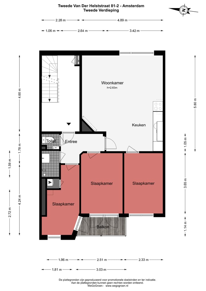 Foto 35 van Tweede Van der Helststraat 81-2