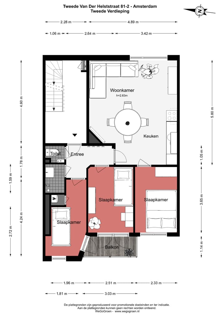Foto 36 van Tweede Van der Helststraat 81-2