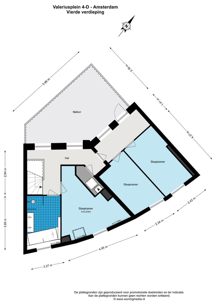 Foto 29 van Valeriusplein 4-D