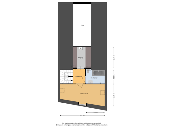 2e verdieping bovenwoning