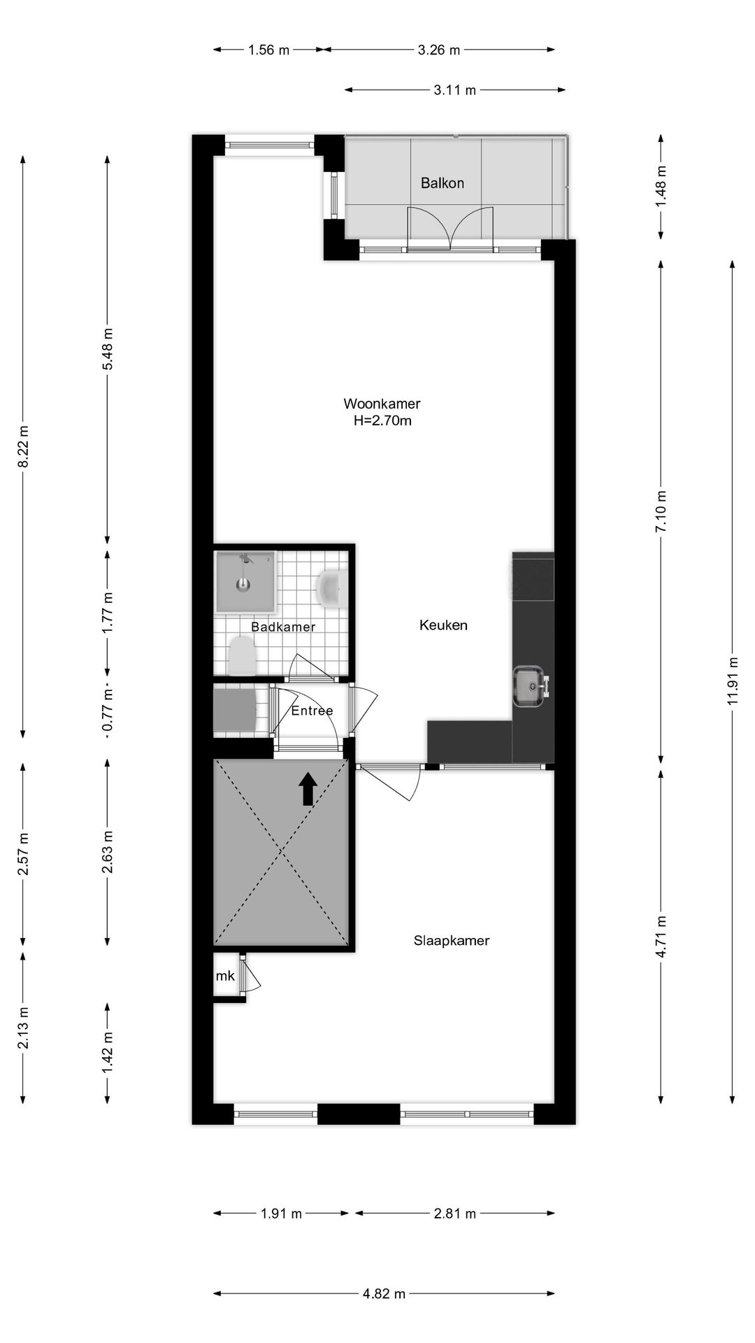 Foto 26 van Riebeekstraat 14-A01