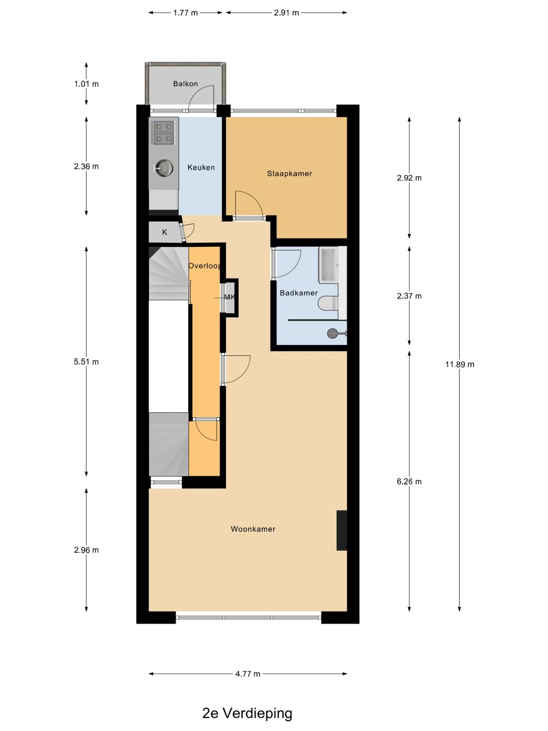 Foto 28 van Zweedsestraat 123-B02