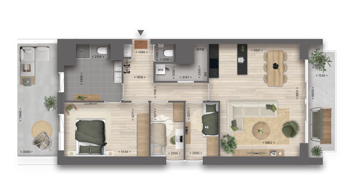 Foto 10 van De Suikerzijde - A14 (Bouwnr. 51)