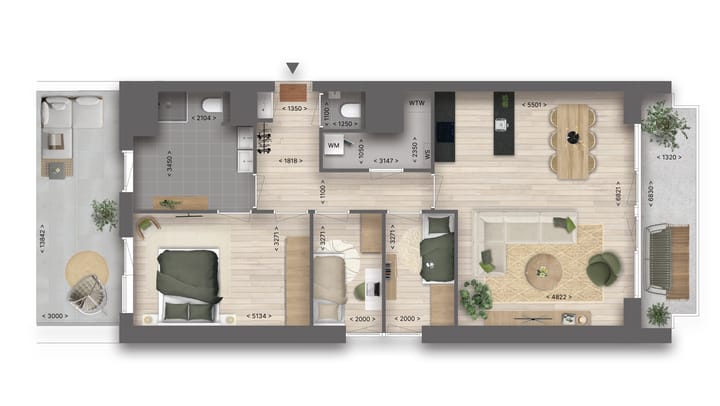 Foto 10 van De Suikerzijde - A14 (Bouwnr. 51)