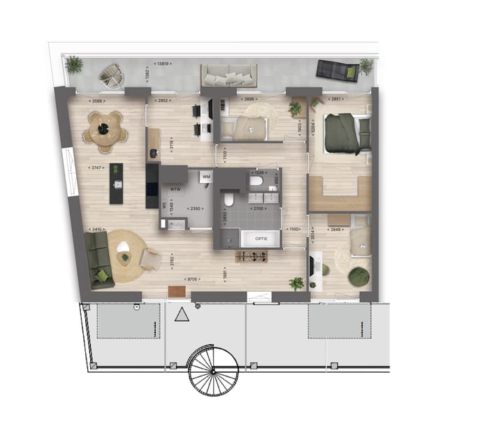 Foto 9 van De Suikerzijde - A13 (Bouwnr. 45)
