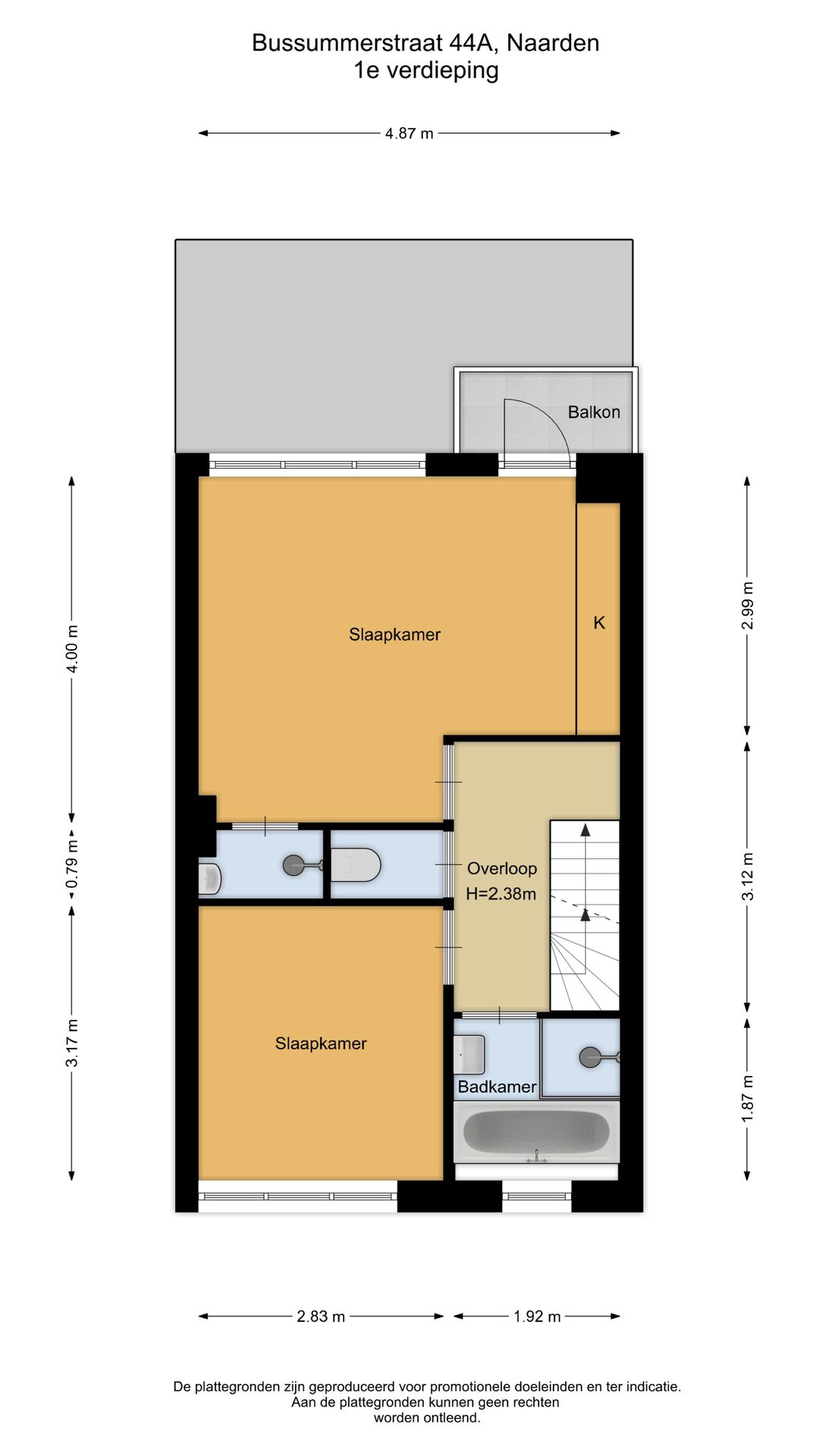 Foto 22 van Bussummerstraat 44-A