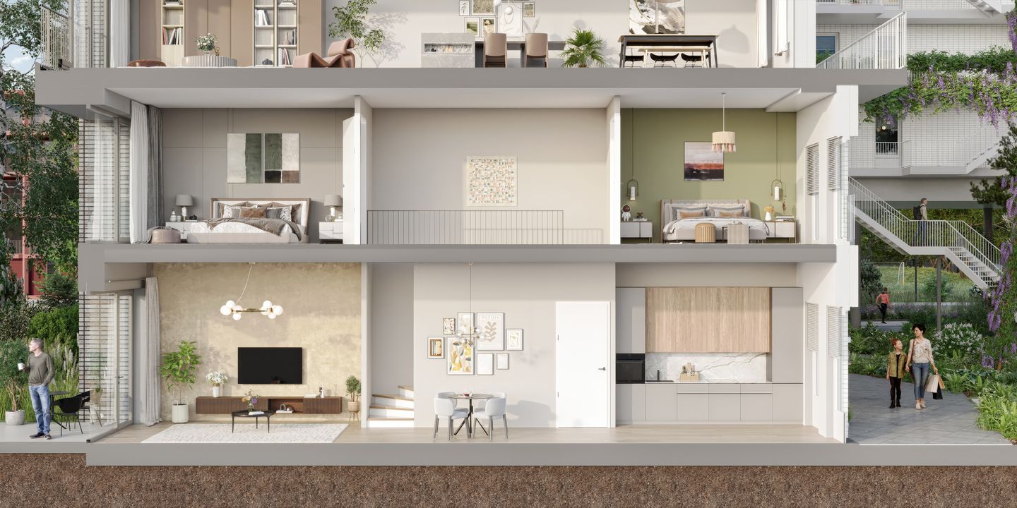 Foto 4 van Blossem Edison - 22 stadswoningen met terras - Nu met KoopStart-regeling!