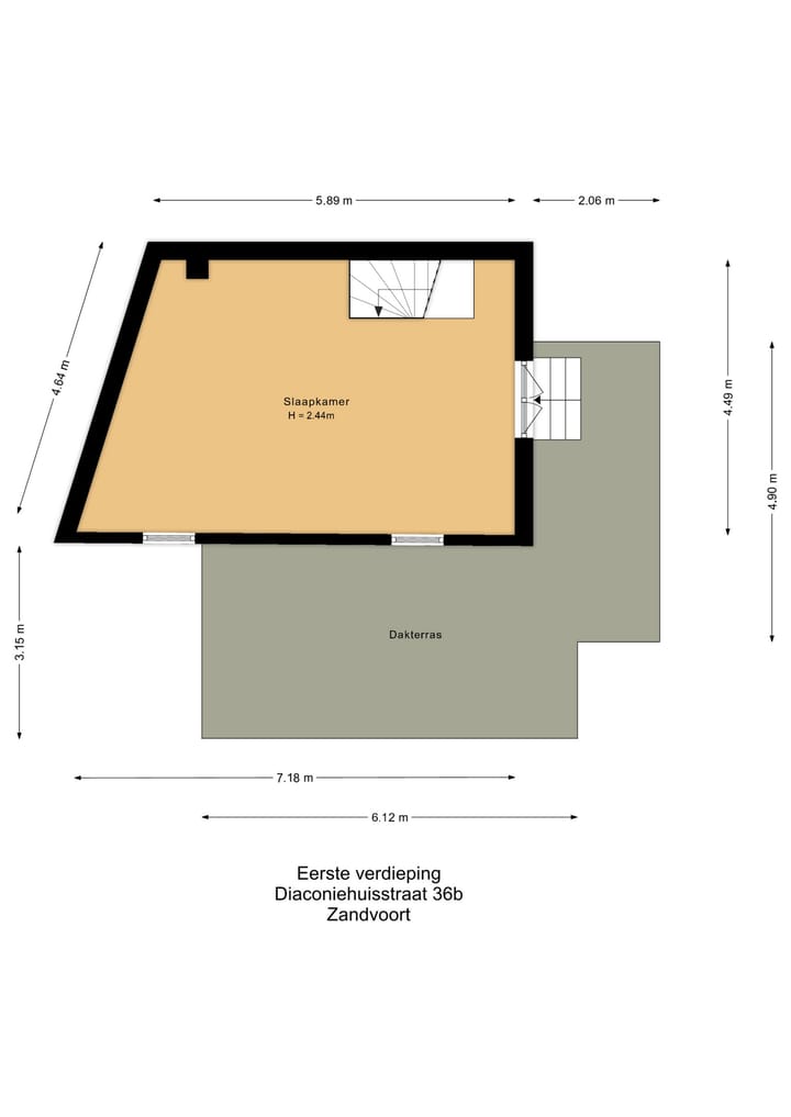 Foto 46 van Diaconiehuisstraat 36-B