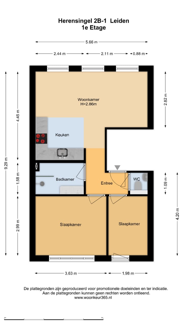 Foto 29 van Herensingel 2-B1