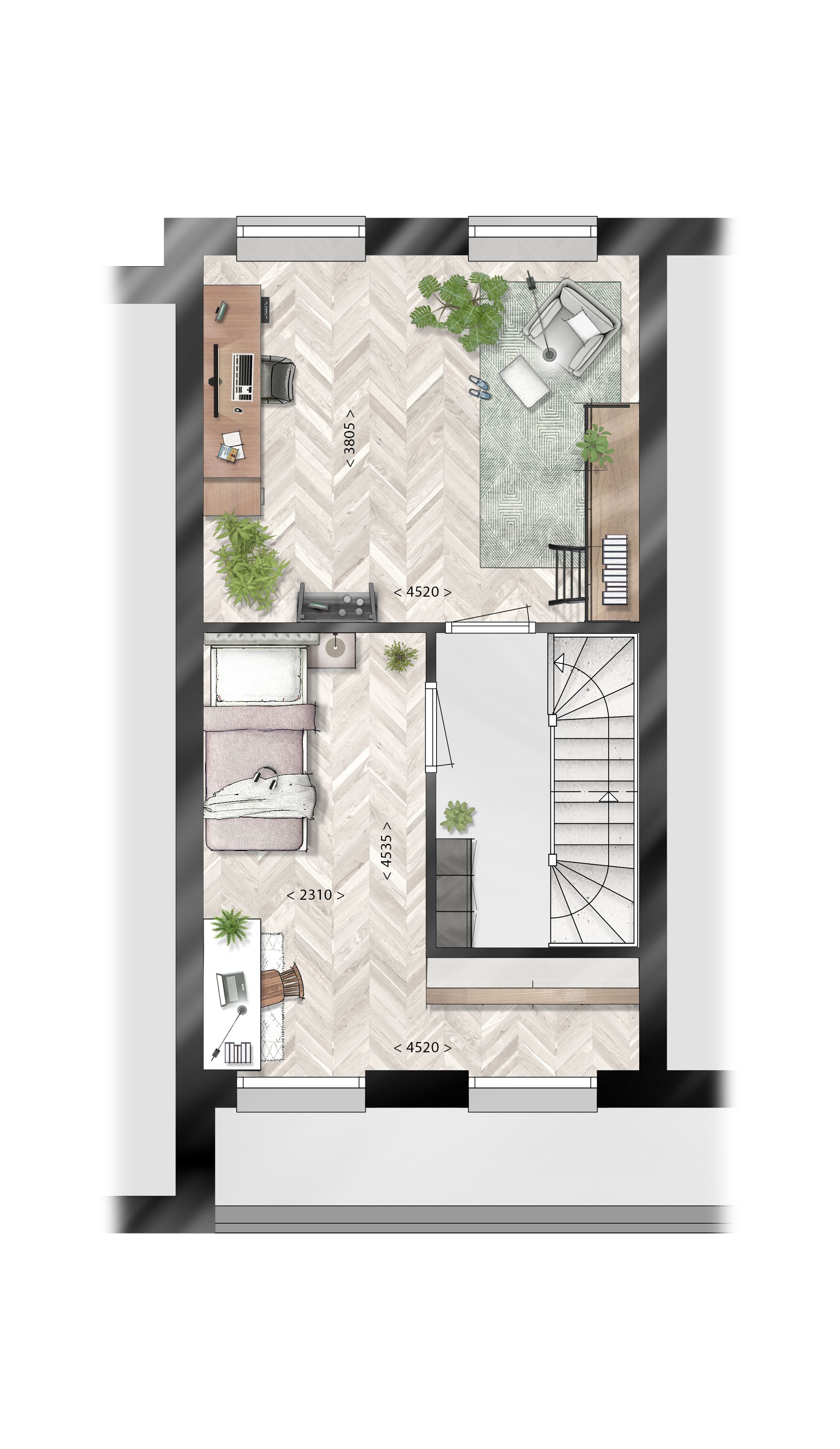 Foto 6 van Stadswoning (Bouwnr. 1)