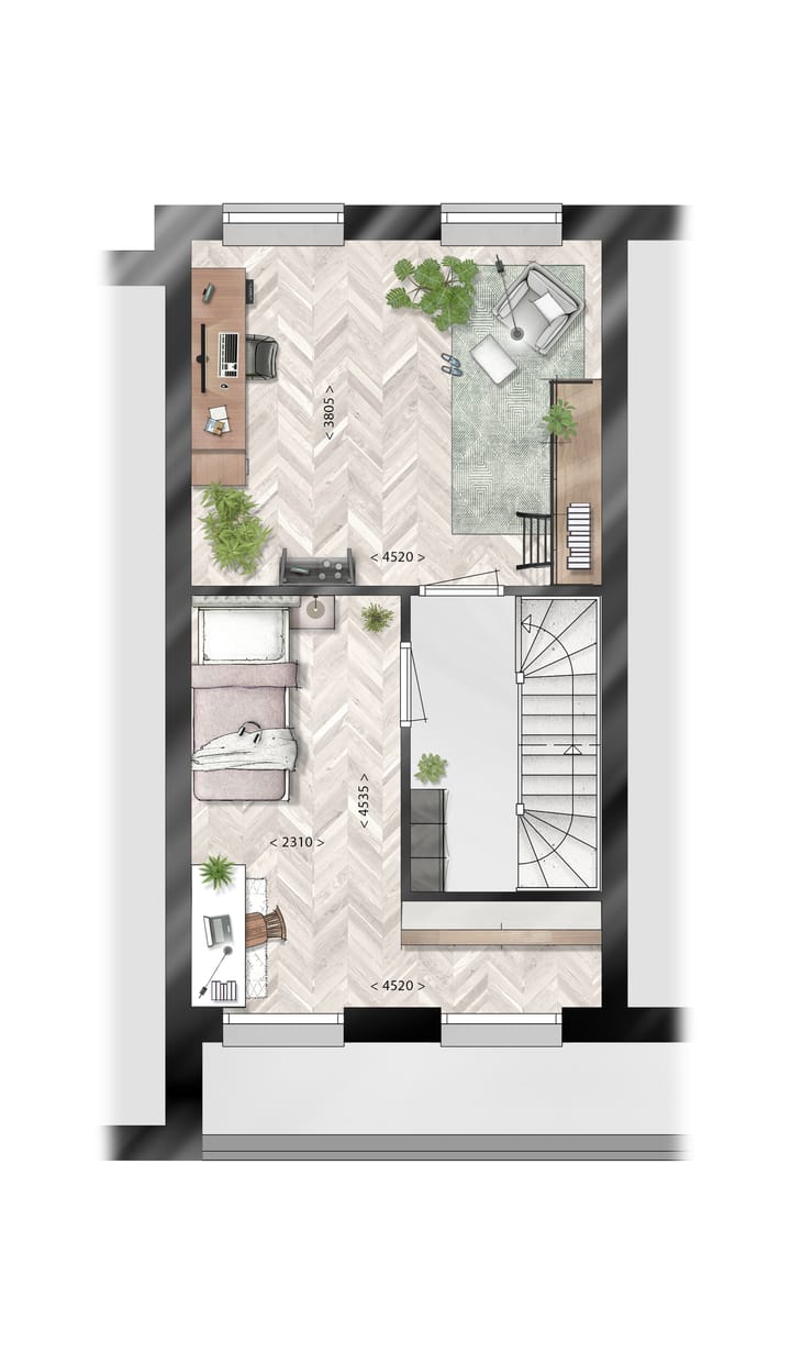 Foto 6 van Stadswoning (Bouwnr. 2)