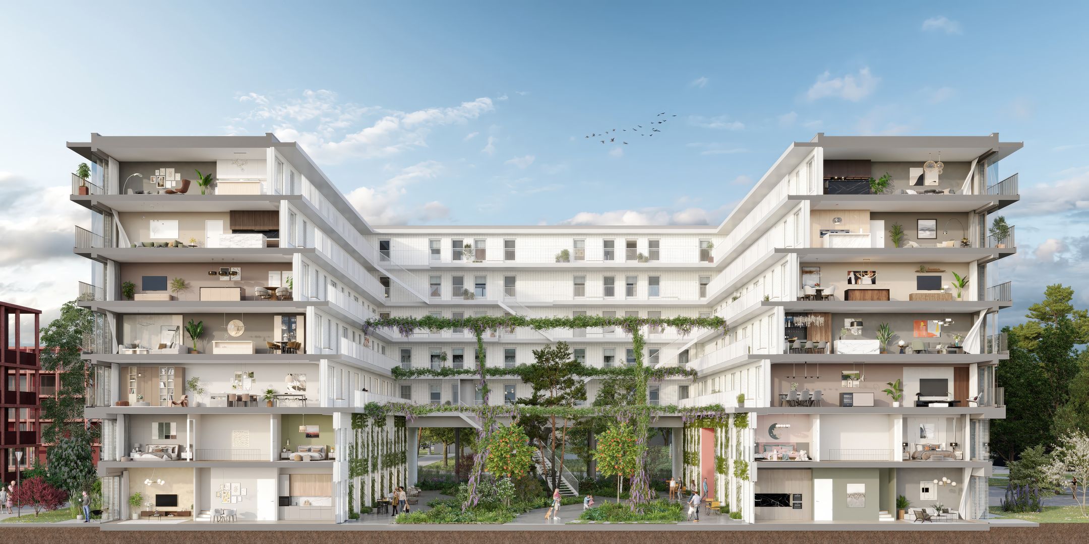 Foto 3 van Blossem Edison - 90 appartementen - Openhuis 2 april 17:00-18:00 uur! 