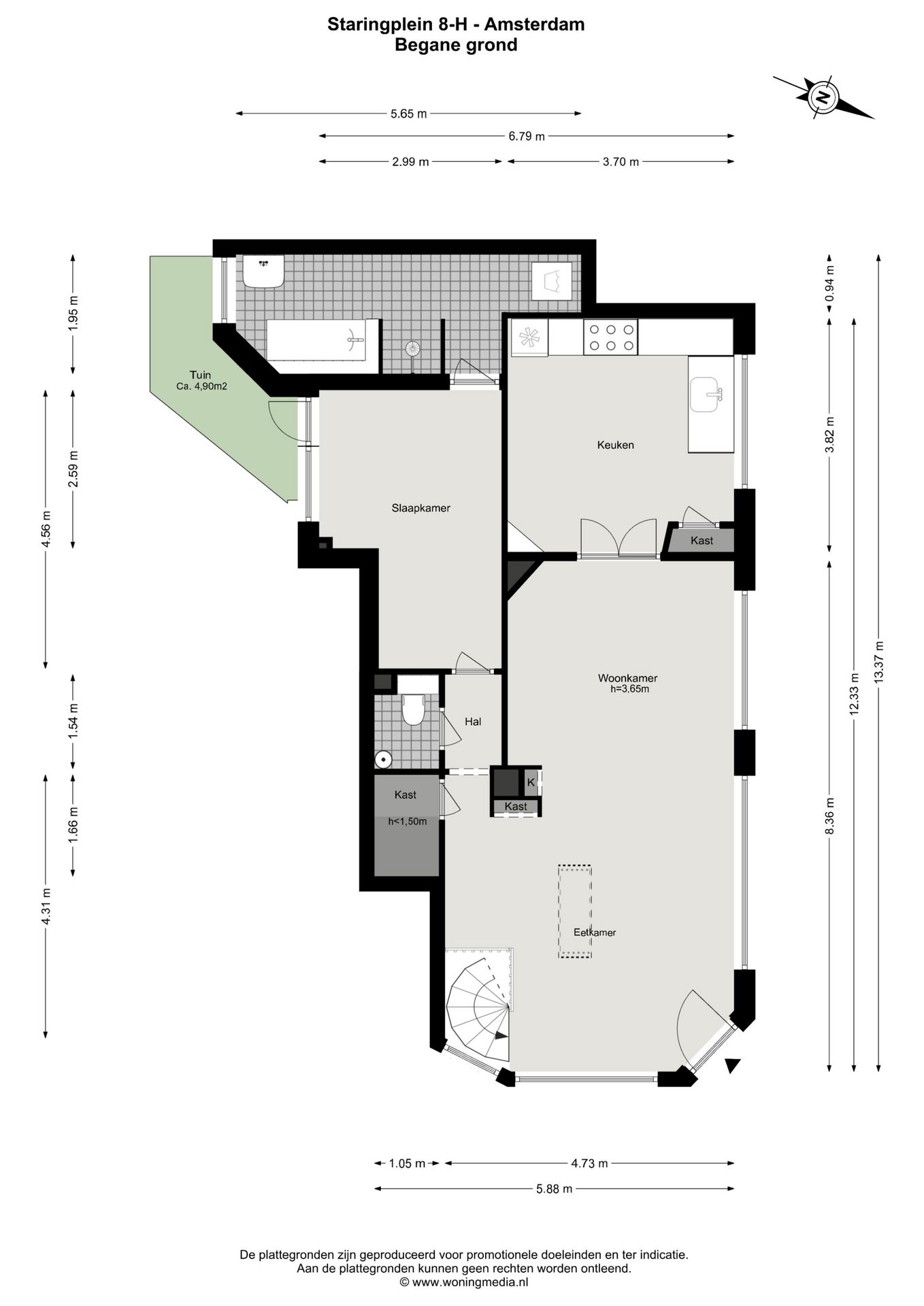 Foto 27 van Staringplein 8-H