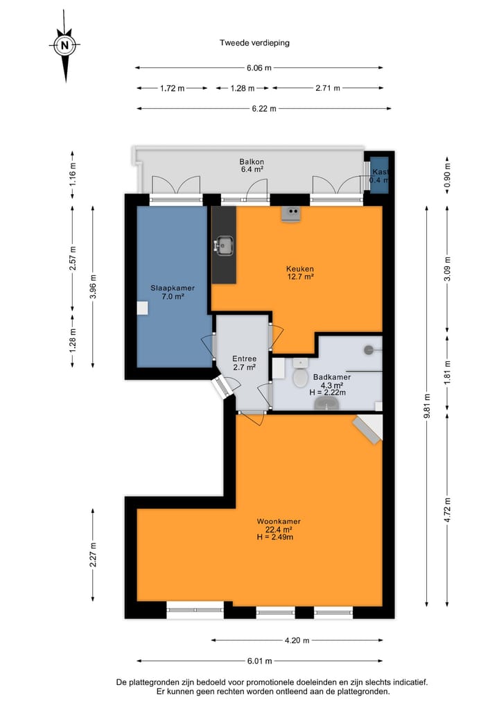 Foto 26 van Kromme-Mijdrechtstraat 96-2