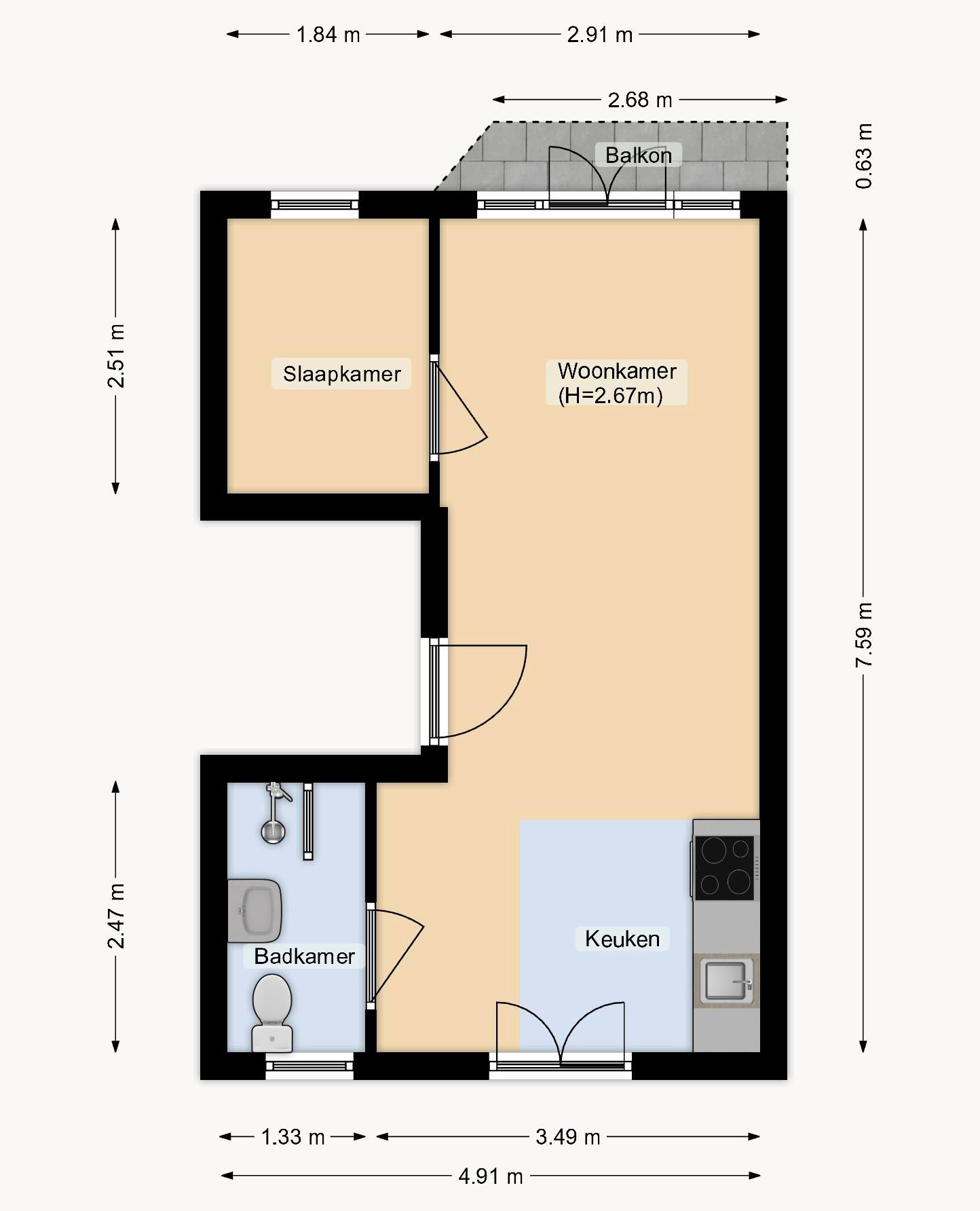 Foto 27 van Hoendiepstraat 28-A