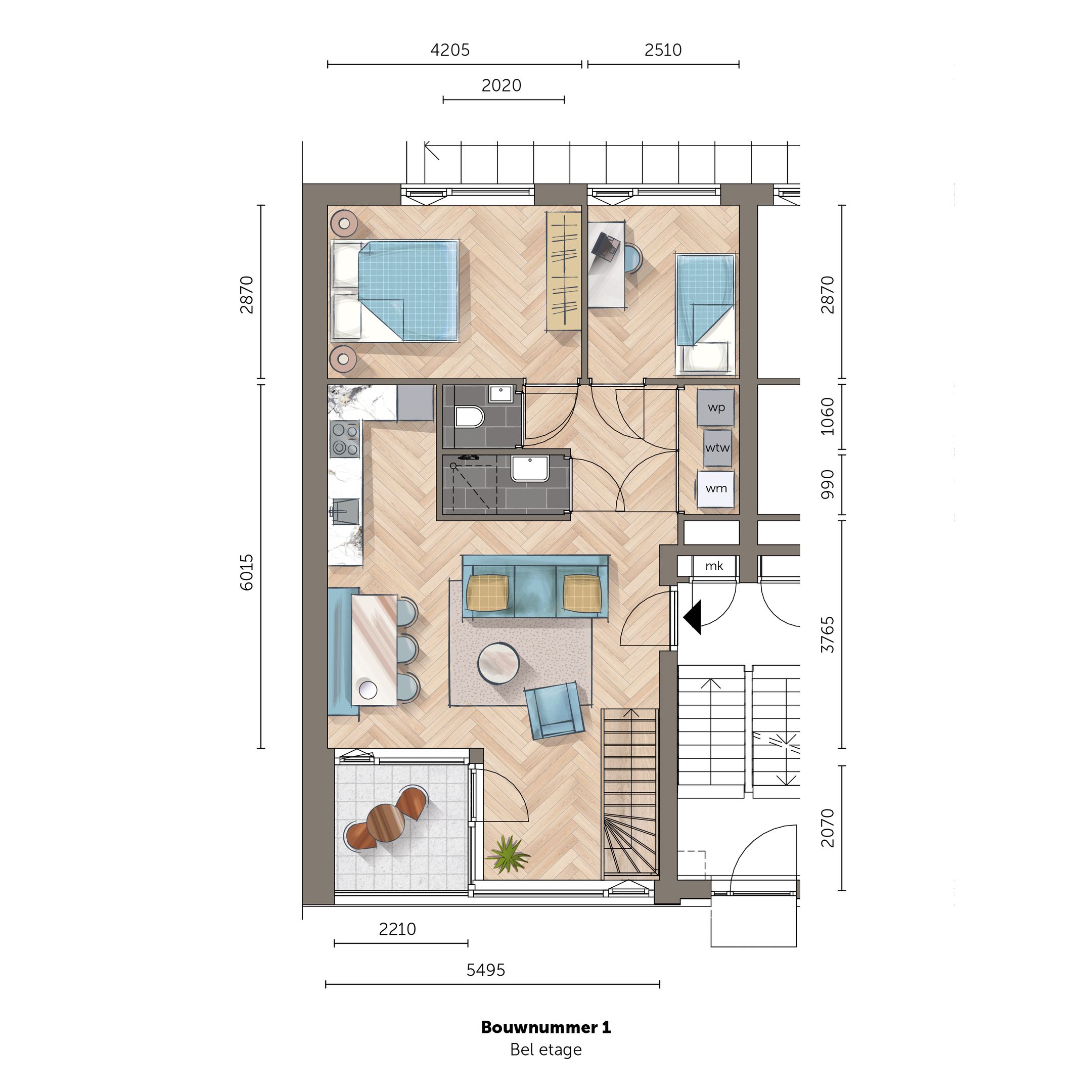 Foto 9 van Woon-werkwoning (Bouwnr. 1)