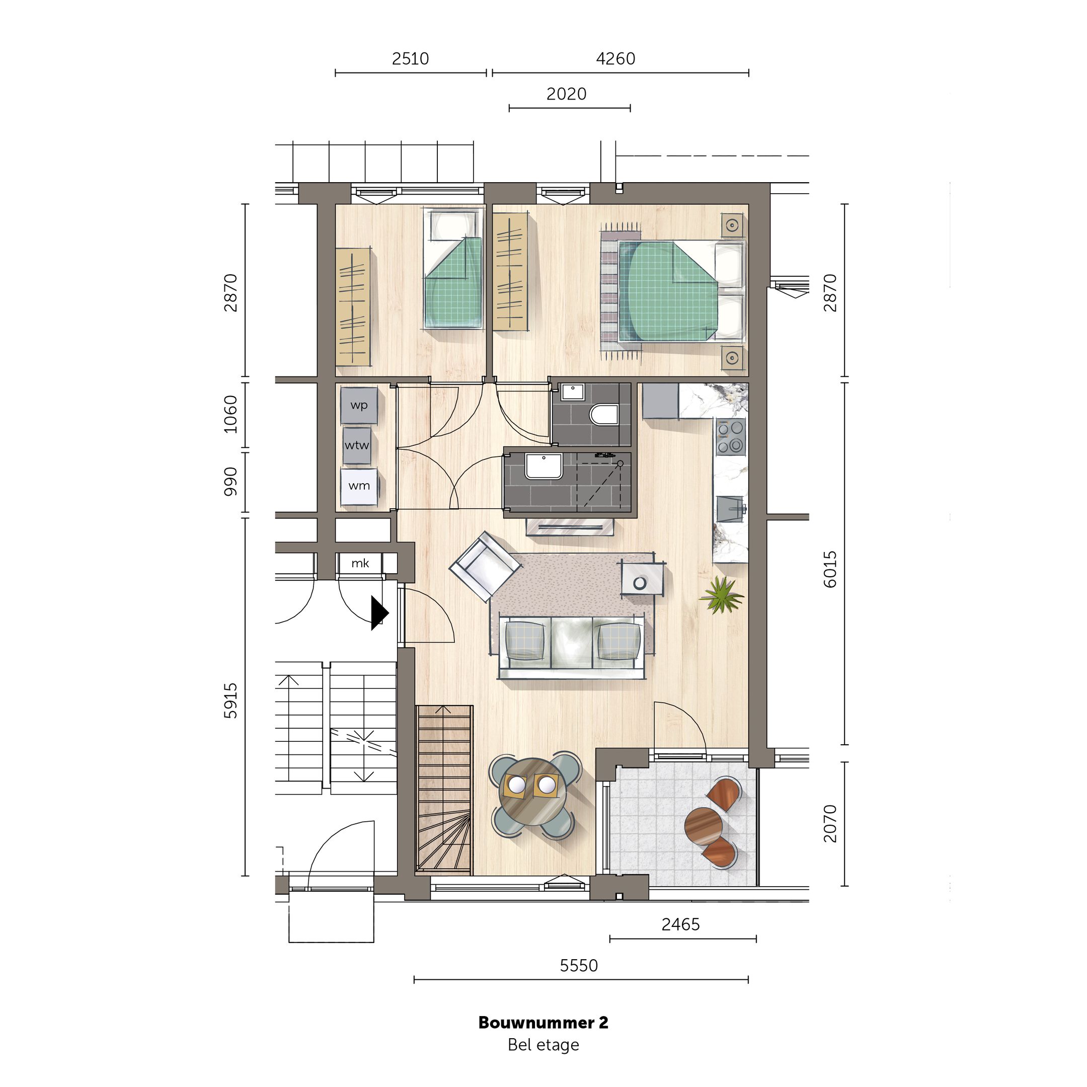 Foto 9 van Woon-werkwoning (Bouwnr. 2)