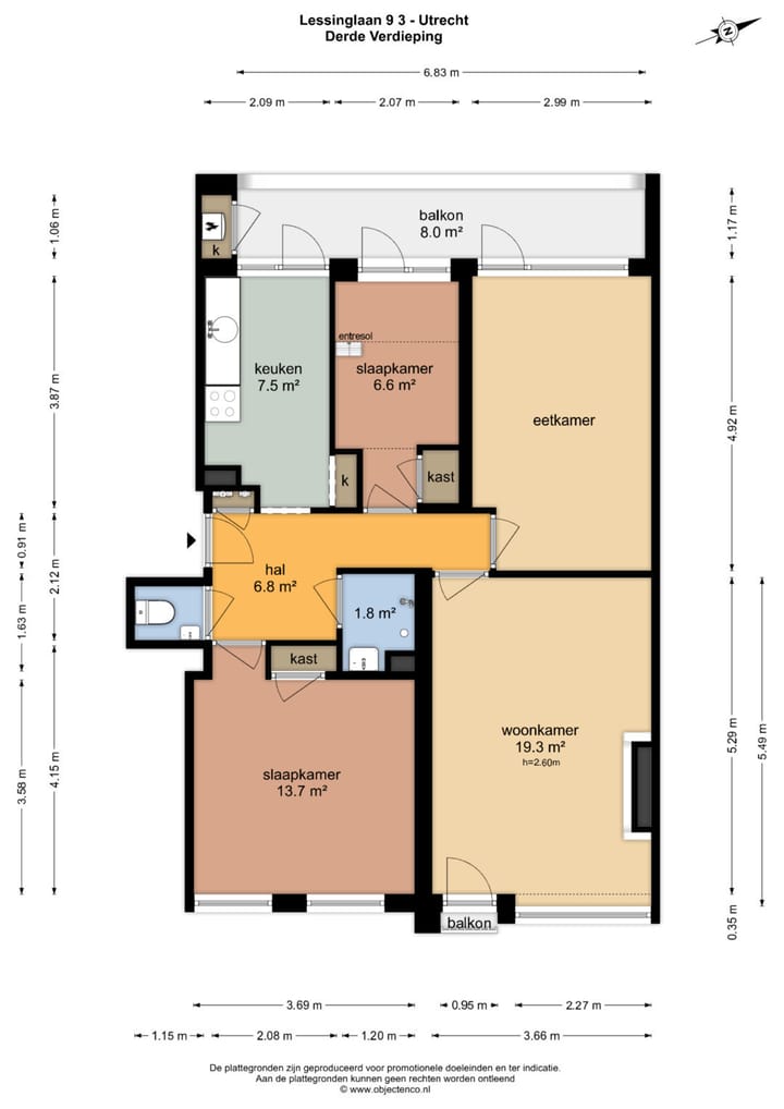 Foto 39 van Lessinglaan 9-3