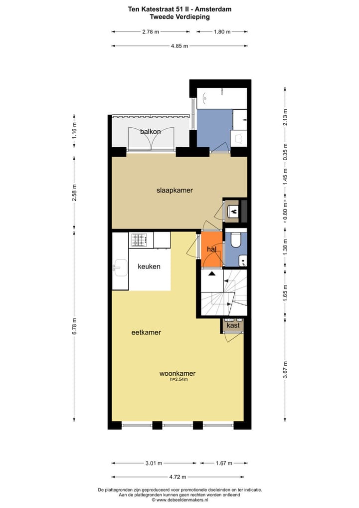 Foto 16 van Ten Katestraat 51-2