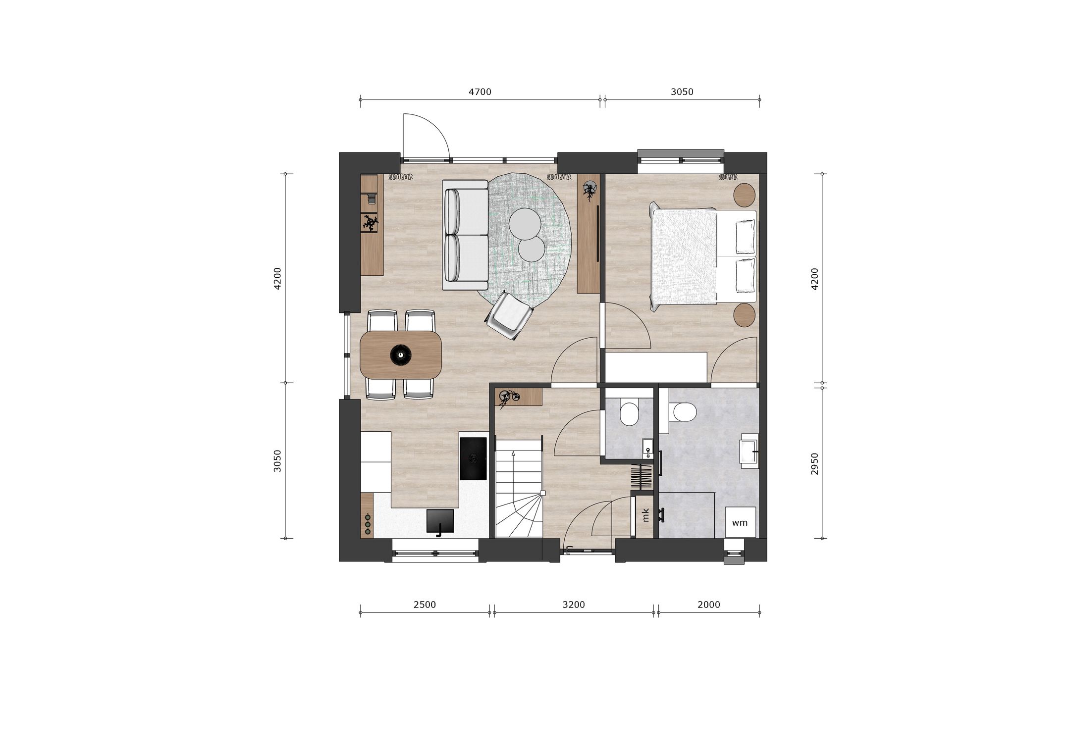 Foto 3 van Schoolstraat / Hoflaan bnr 1