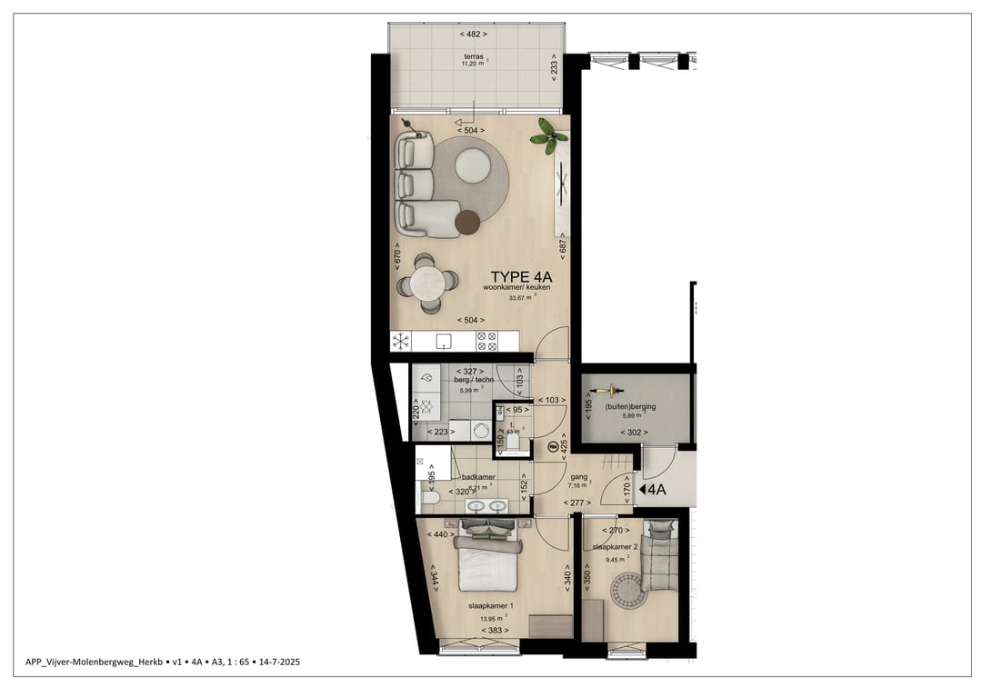 Foto 8 van Appartement (Bouwnr. 4)