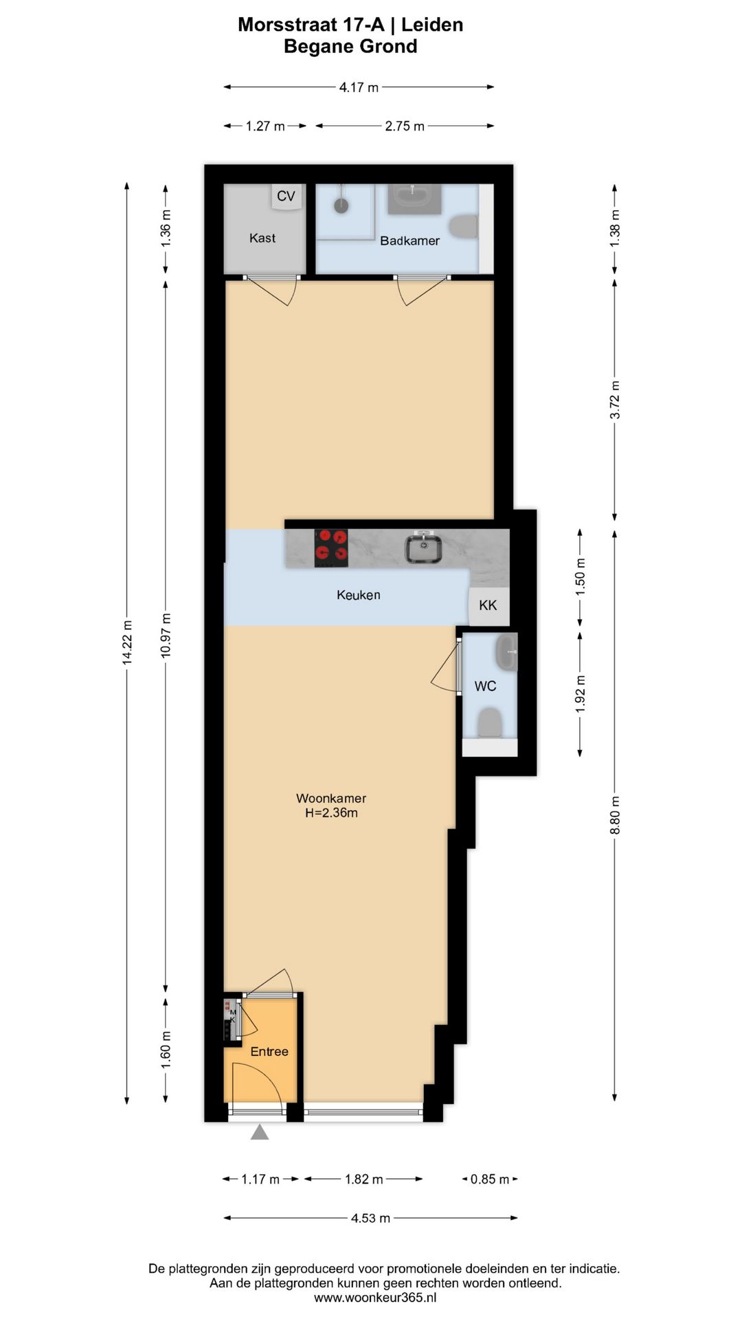 Foto 23 van Morsstraat 17-A