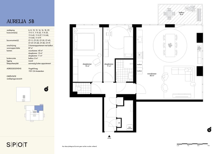 Foto 2 van Hogehilweg 11-K11