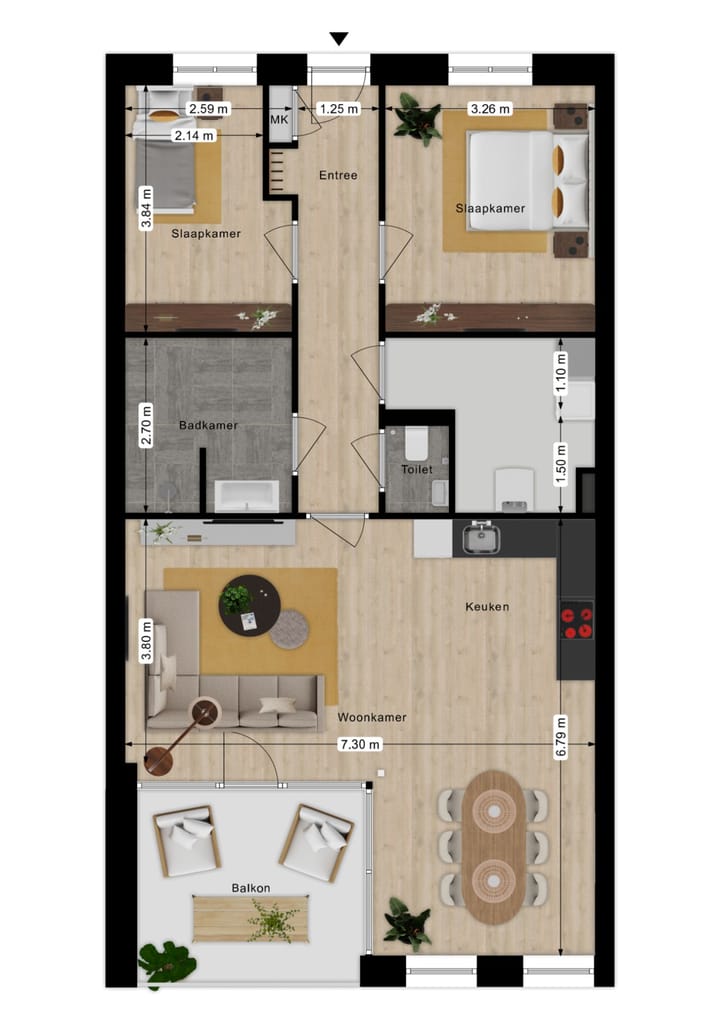 Foto 8 van Eerste verdieping (Bouwnr. 7)