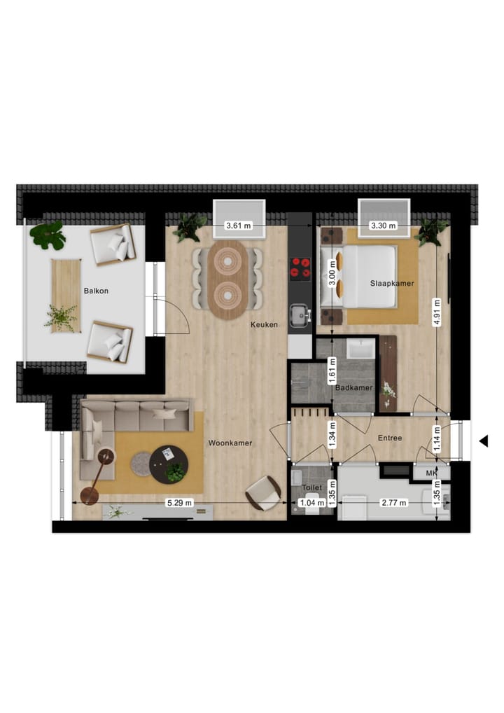 Foto 8 van Tweede verdieping (Bouwnr. 9)