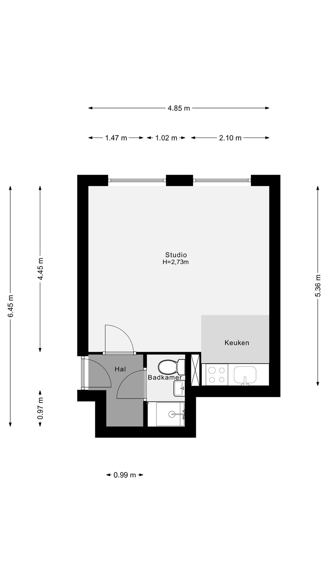 Foto 16 van Maasstraat 3-E