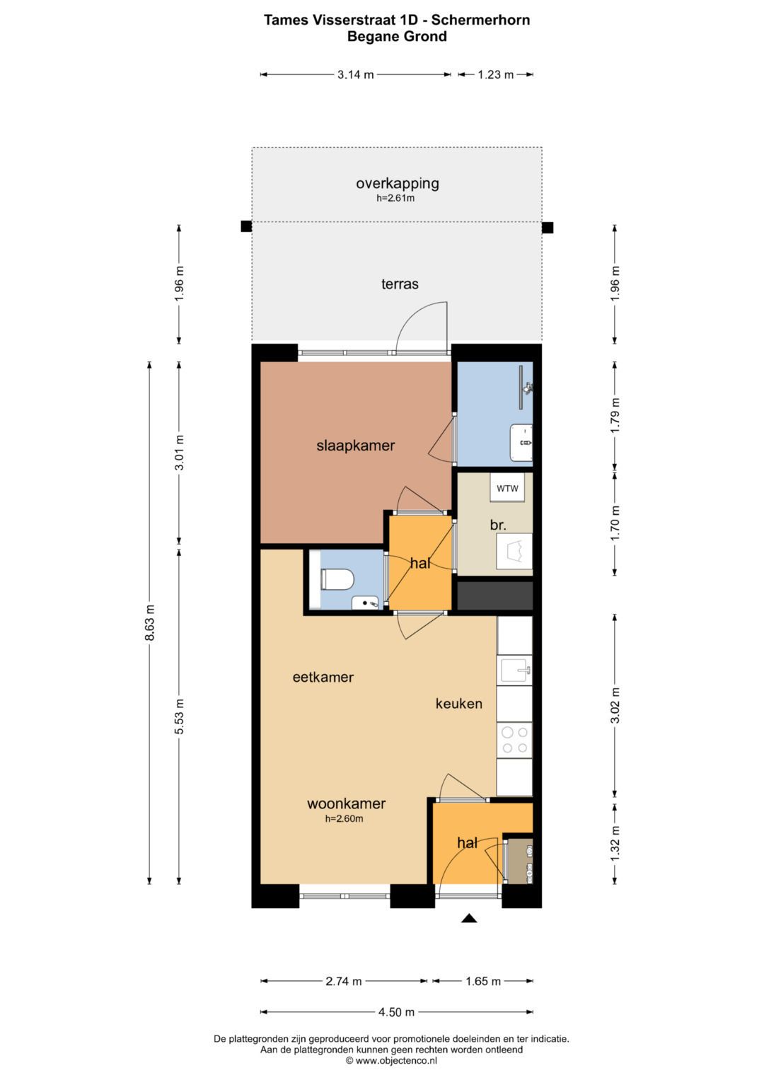 Foto 20 van Tames Visserstraat 1-D