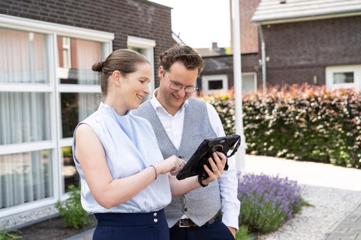 Een promotiefoto voor op kantoor