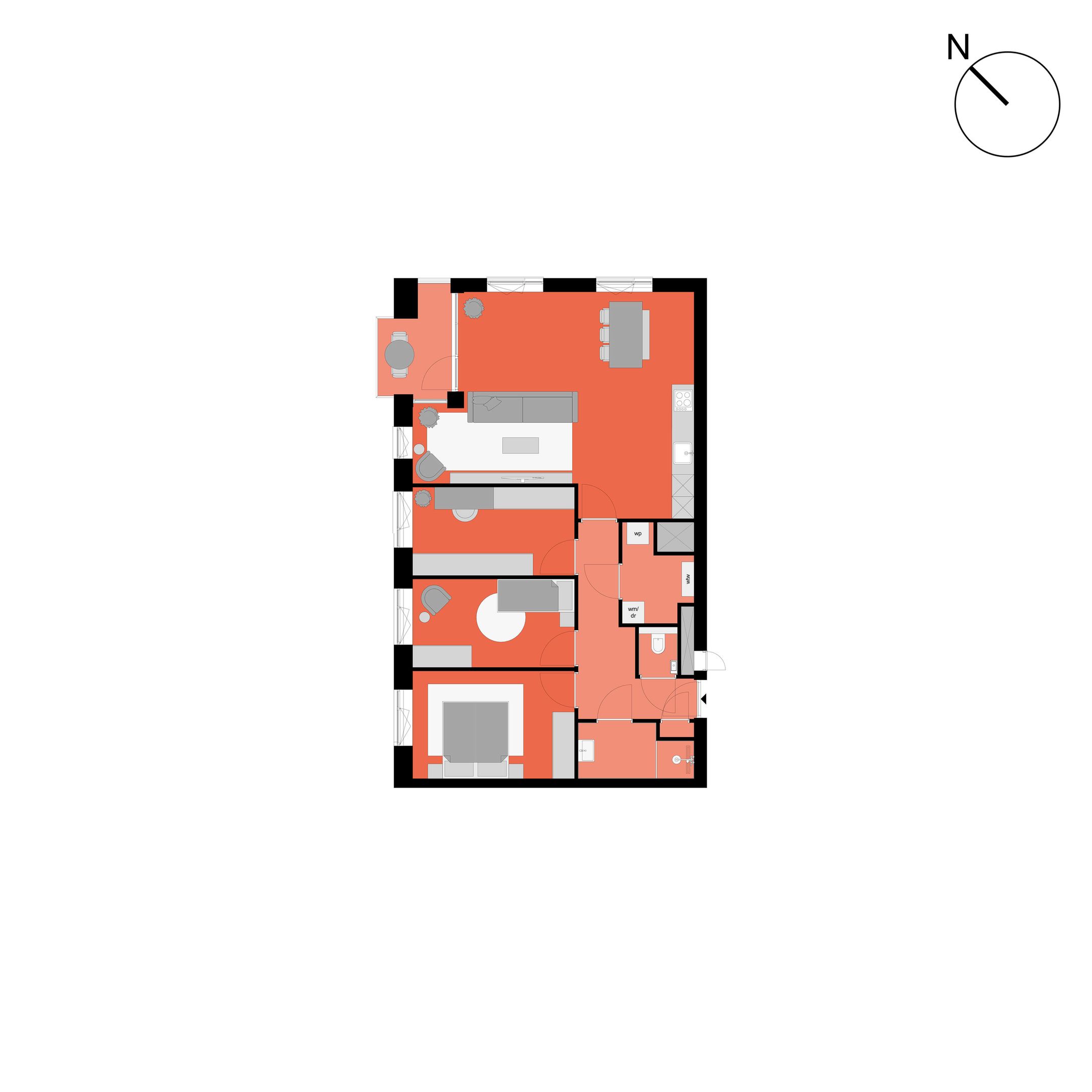 Foto 3 van OSLO 4-kamerappartement (Bouwnr. 59)