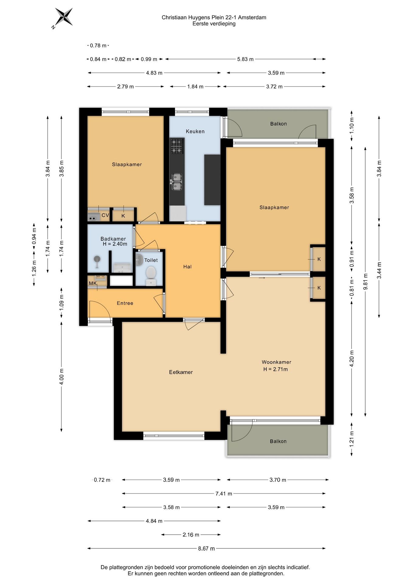 Foto 29 van Christiaan Huygensplein 22-1