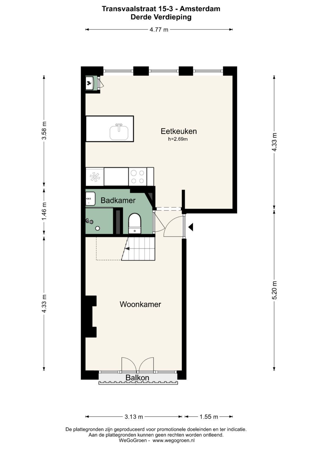 Foto 29 van Transvaalstraat 15-3